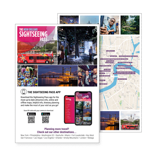 Sightseeing Pass leaflet