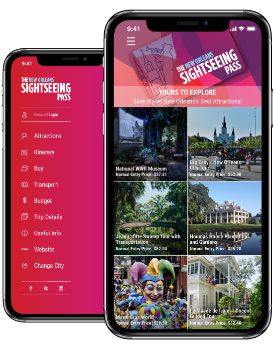 Sightseeing Pass app