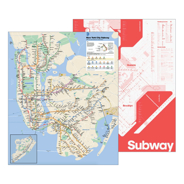 NYC subway map