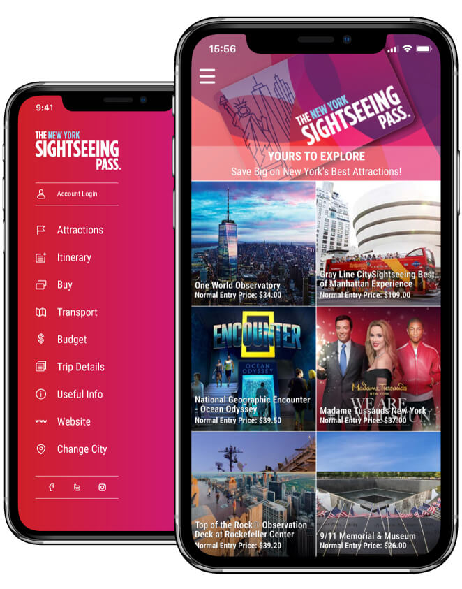 Sightseeing Pass app