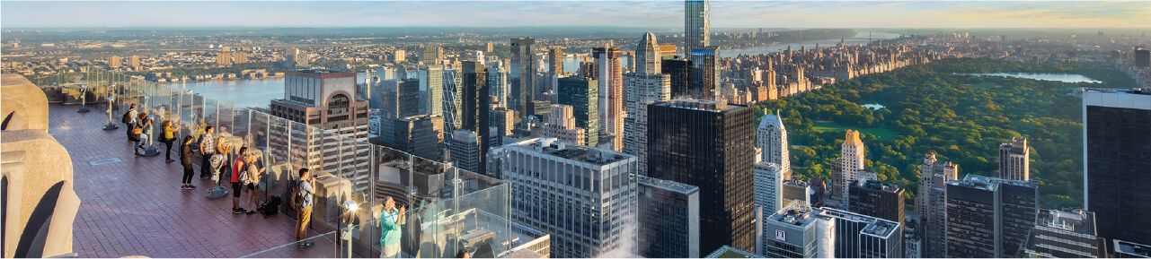 Top of the Rock observation deck