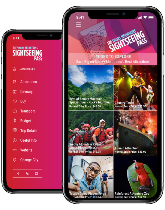 Sightseeing Pass app