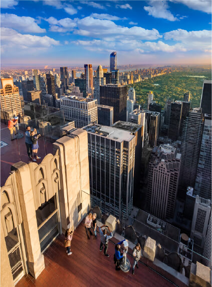 Top of the Rock viewing deck