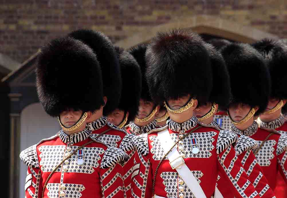 Cambio de guardia en el Palacio de Buckingham