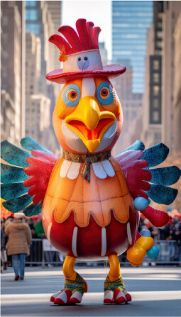 Thanksgiving turkey costume