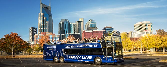 gray line music city hop-on hop-off bus tour 2021 info and
