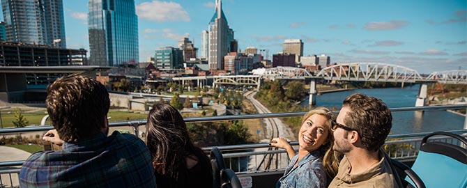 gray line music city hop-on hop-off bus tour 2021 info and