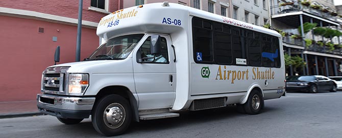 Airport Shuttle Inbound One Way 2020 info and deals | Save $24 - Use New Orleans Sightseeing Pass