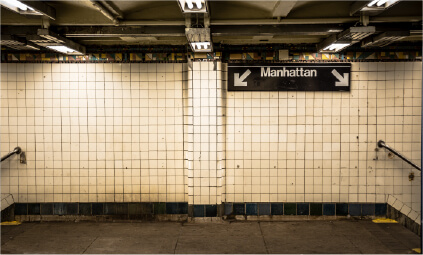 subway stairwell